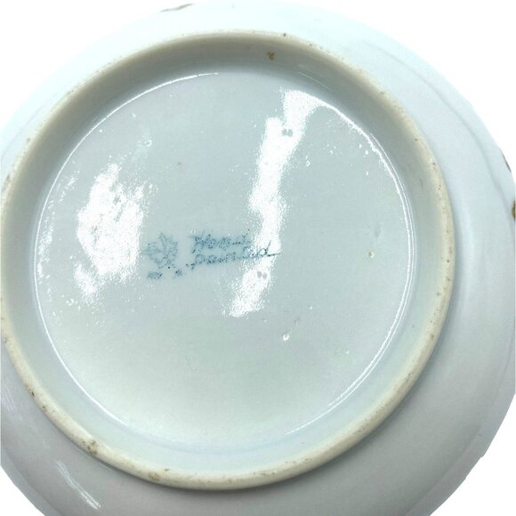 Antique Hand-Painted Nippon Porcelain Bowl With Gold Moriage & Cobalt Blue Accen - Picture 4 of 6